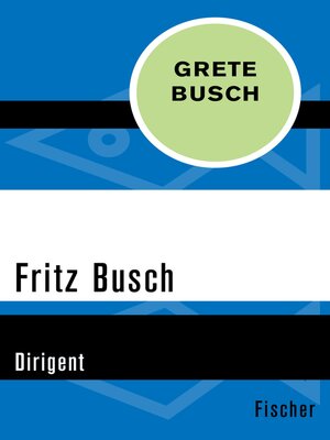 cover image of Fritz Busch